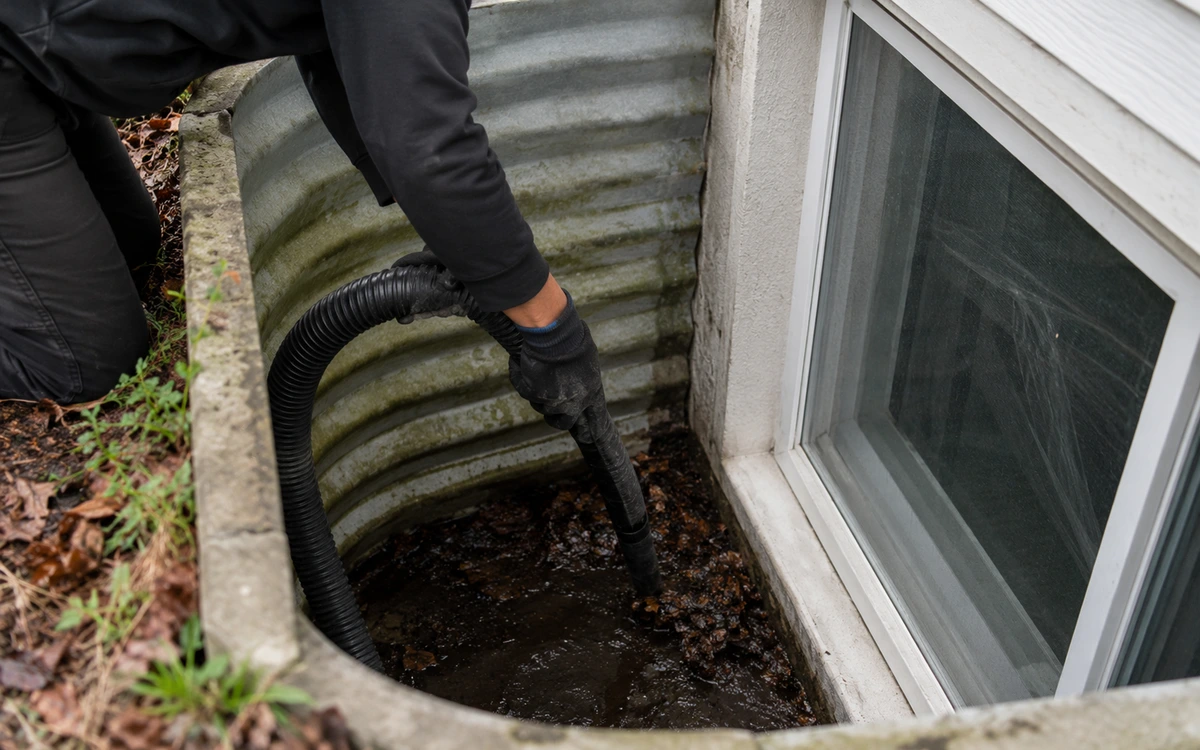 Window well cleaning contractor